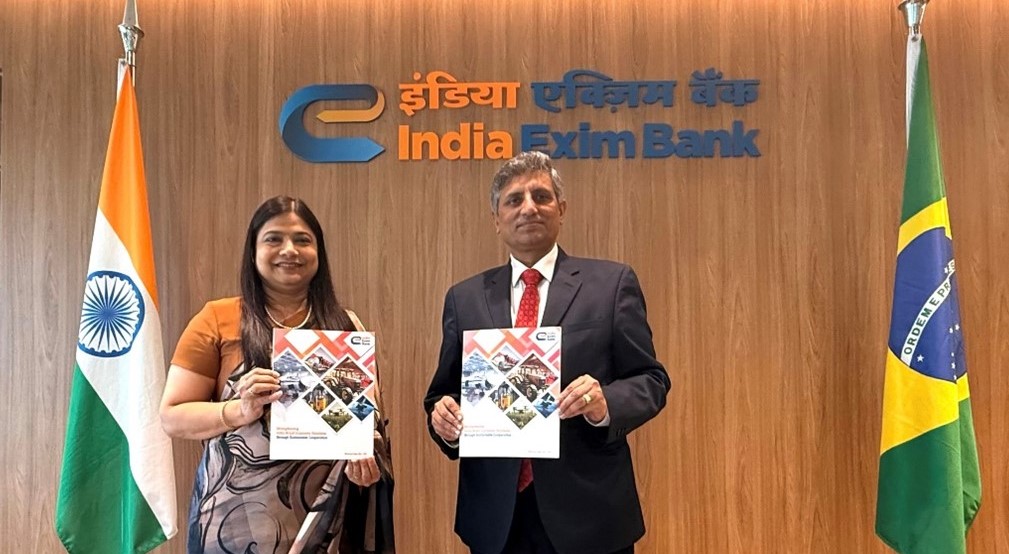 भारत-ब्राज़ील द्विपक्षीय आर्थिक सहयोग बढ़ाने के अपार अवसरः एक्ज़िम बैंक का शोध अध्ययन