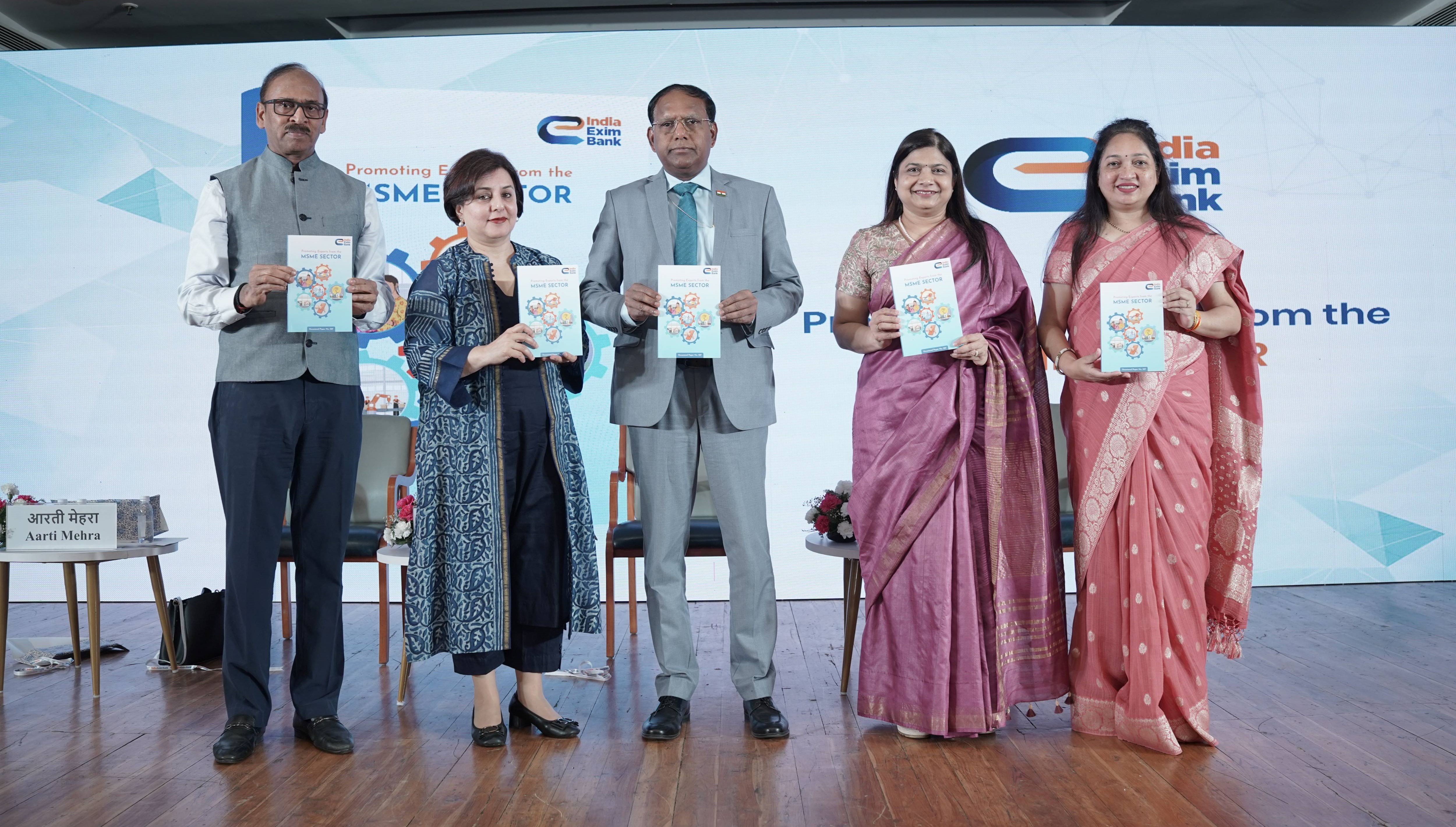 2030 तक भारत के निर्यात लक्ष्यों को हासिल करने के लिए एमएसएमई क्षेत्र की संभावनाओं को भुनाना: एक्ज़िम बैंक का अध्ययन